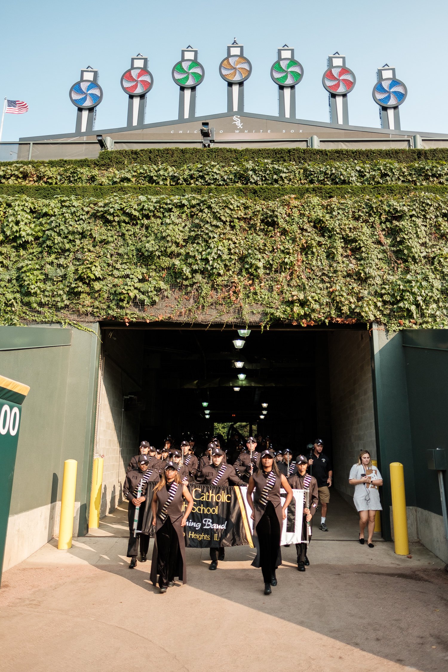 Sister Mary Jo Sobieck, Marian Catholic High School, threw, first pitch, White Sox, Kansas City Royals, Guaranteed Rate Field, comiskey park, nun, sister mary jo, chicago, photographer, photography, sports, perfect pitch, melissa ferrara, iron and honey, 