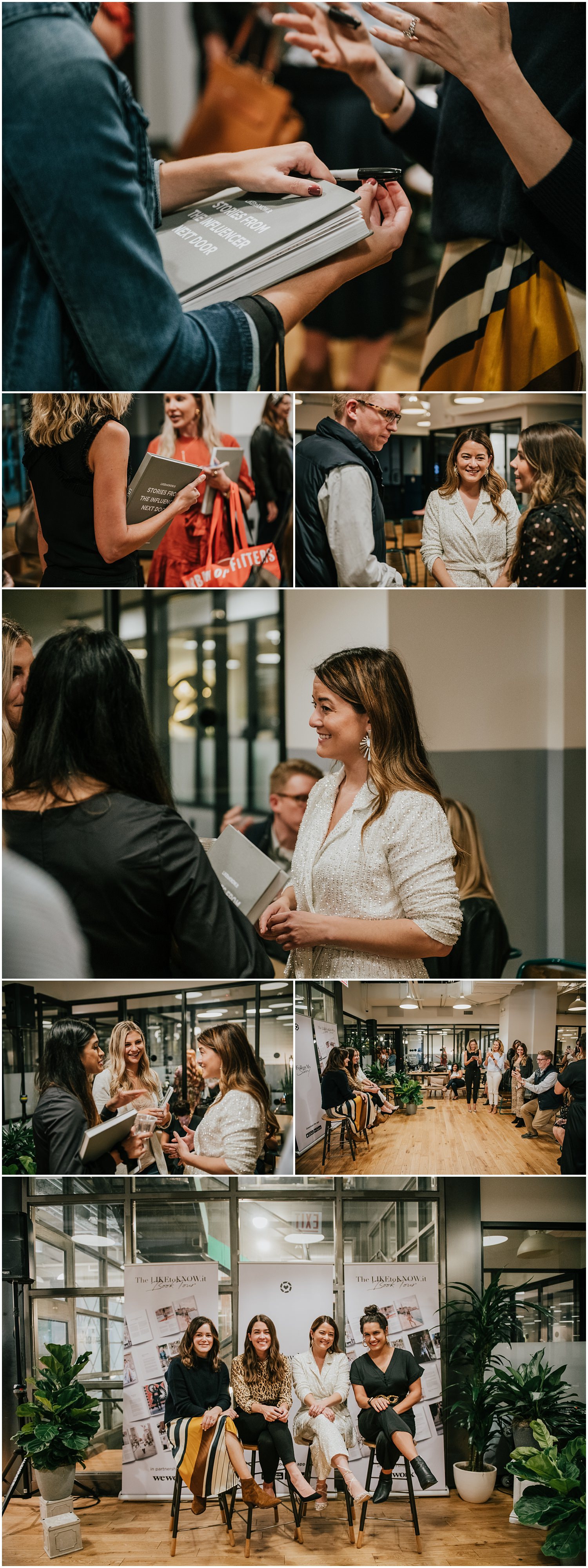 Rewardstyle, Liketoknow.it, Book Tour, WeWork, State St, Chicago, Photos, photography, event, stories from an influencer next door, coffee table book, danielle moss, the everygirl, liz adams, jenn lake, lifestyle, blogger, influencer, illinois