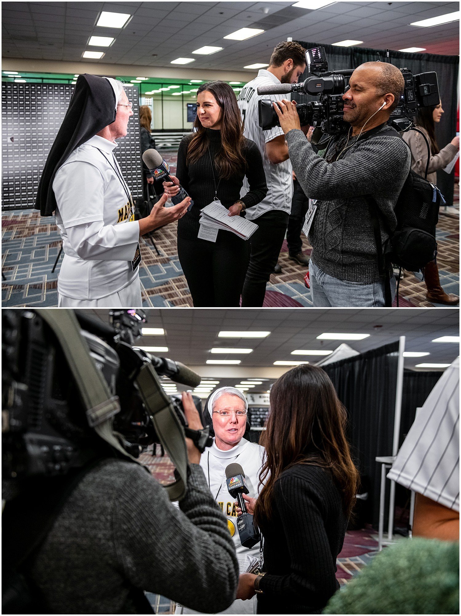  chicago, white sox, soxfest, 2019, sister mary jo sobiek, sister mojo, gosrmojo, marian catholic high school, marian catholic, hilton hotel, dan palka, daniel palka, ozzie guillen, nicky delmonico