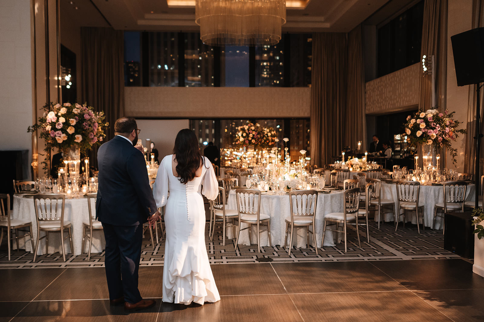 The Langham Chicago - Chicago Wedding Photography Wedding photography at The Langham Chicago featuring timeless interiors