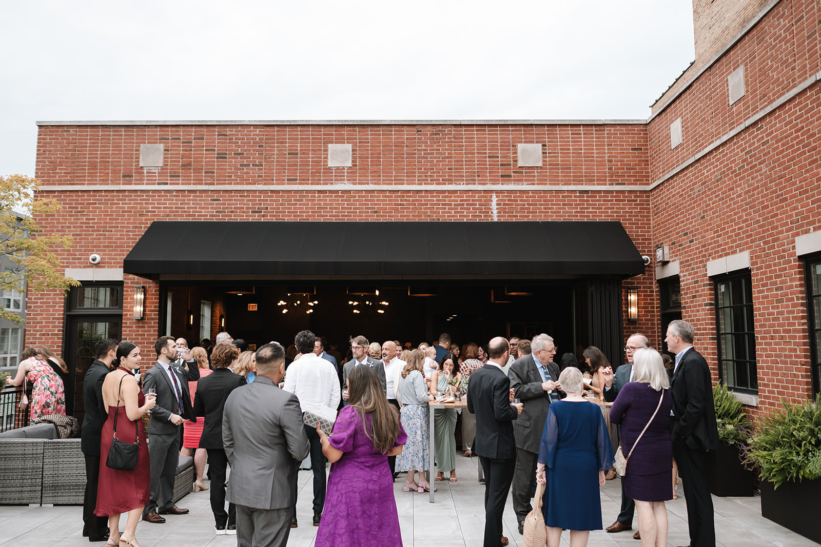 Loft Lucia - Chicago Wedding Photography Editorial wedding photos inside Loft Lucia with natural light and rooftop views