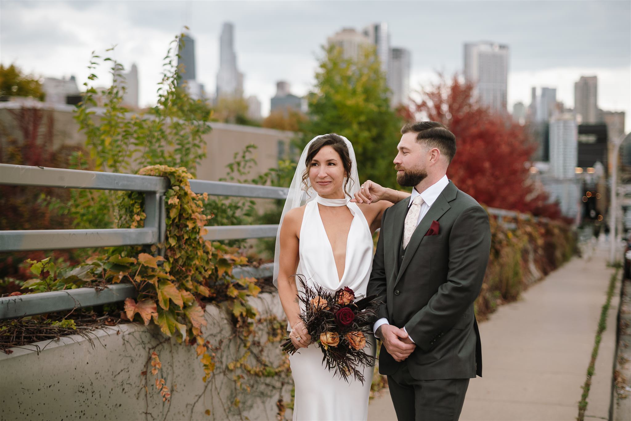 fall wedding the emily hotel chicago fulton market